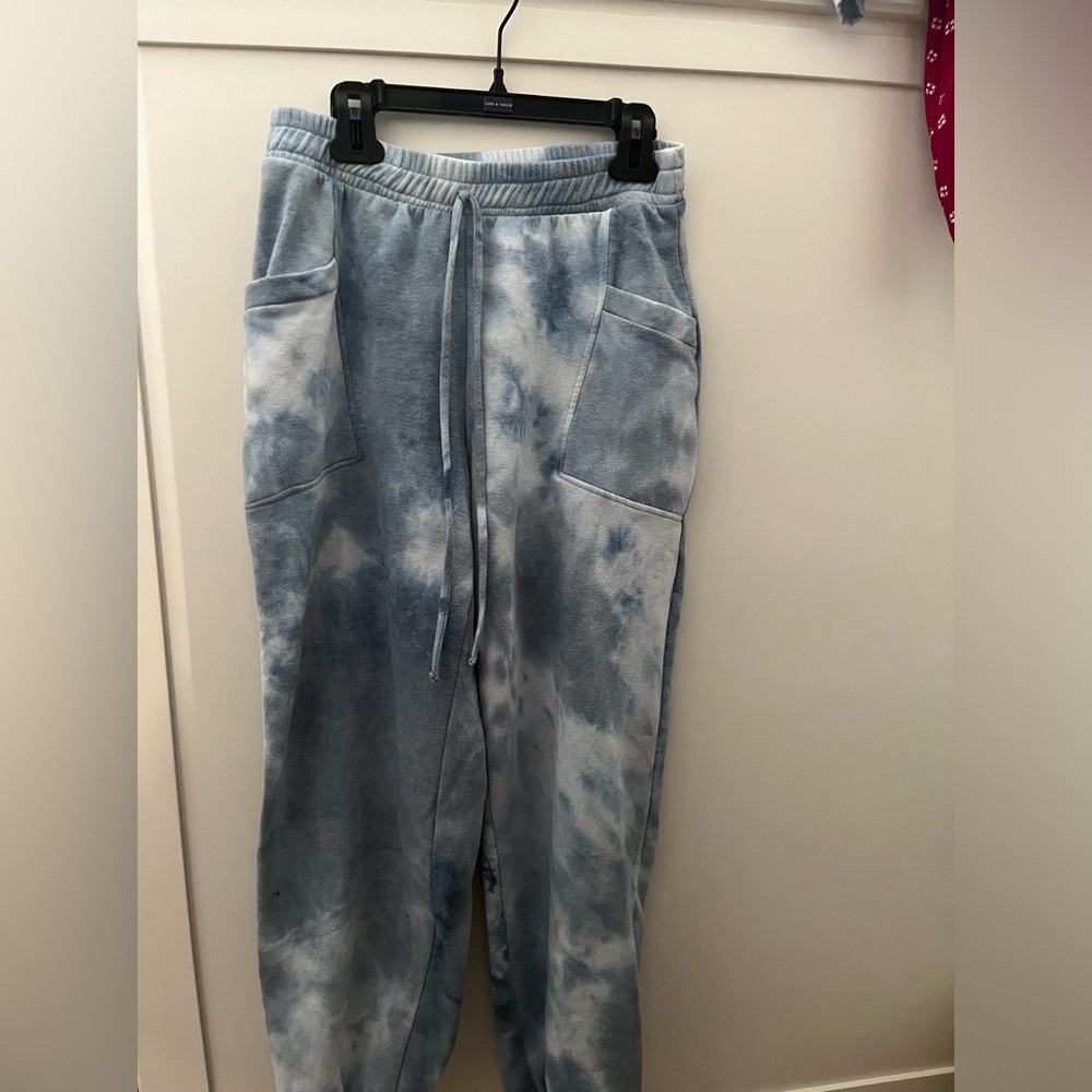 Whiteroom + Cactus, Blue, Tye Dye Joggers